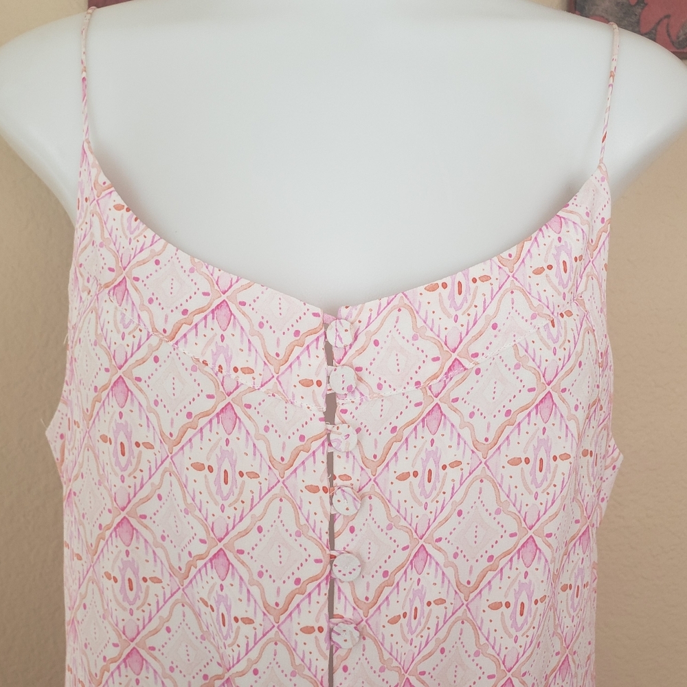 Athena Procopiou dress Pink Silk Floral Tassles Size 1 US Small - Picture 2 of 12